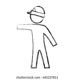 worker man silhouette
