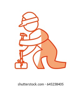 worker man silhouette