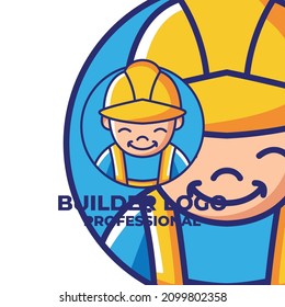 Worker Mascot Cartoon Logo Templates