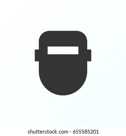 Worker mask icon icon illustration isolated vector sign symbol