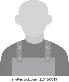 Arbeitermännchen illustrieren Schwarz-Weiß. mit weißem Hintergrund
