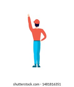 worker operator industrial avatar character