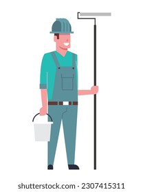 worker people vector illustration. home service worker people