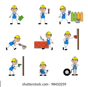 Worker performs different jobs