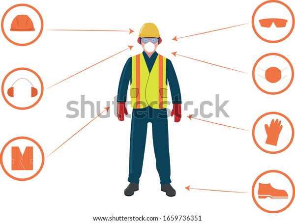 1,928 Ppe Construction Worker Stock Vectors, Images & Vector Art ...