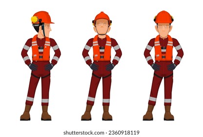 worker is in the position of akimbo