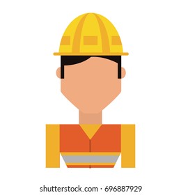 Worker profile cartoon