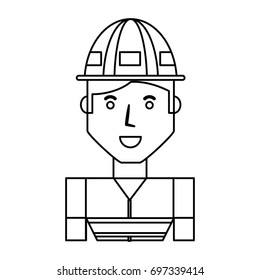 Worker profile cartoon