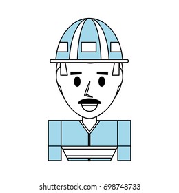 Worker profile cartoon
