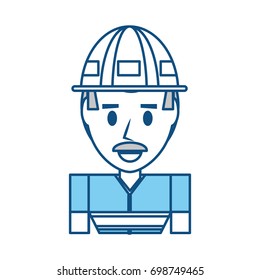 Worker profile cartoon
