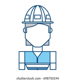 Worker profile cartoon