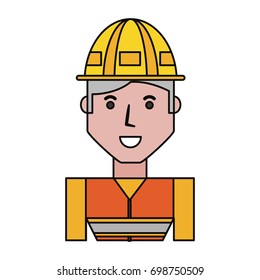 Worker profile cartoon