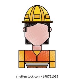 Worker profile cartoon