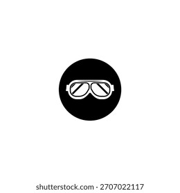 Worker Safety Icon with Personal Protective Equipment