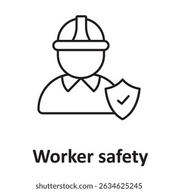 Worker safety :Vector Icon which can easily modify or edit

