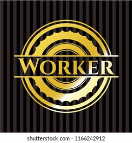Worker shiny emblem