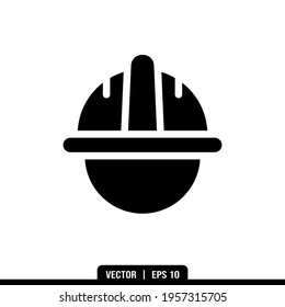 Vector de icono de silueta de trabajo, plantilla de logotipo de ilustración en estilo de moda. Idóneo para muchos fines.
