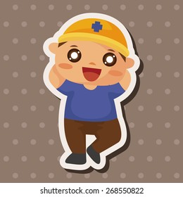 worker theme elements 