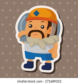 worker theme elements 