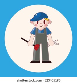worker theme elements 