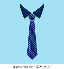 worker tie realistic logo vector illustration suitable for icon on company