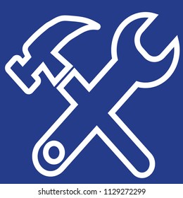 worker tool icon.vector