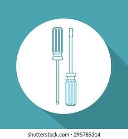 Worker Tools  digital design, vector illustration eps 10
