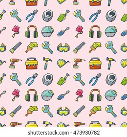 Worker tools icons set,eps10