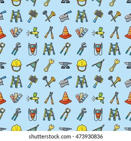 Worker tools icons set,eps10