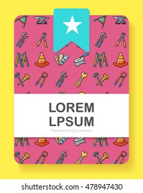 Worker tools icons set,eps10