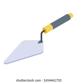 Icono de traviesa del trabajador. Isométrico del icono del vector de la red de trabajo para el diseño web aislado en fondo blanco