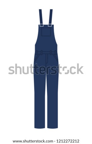 worker uniform overalls icon
