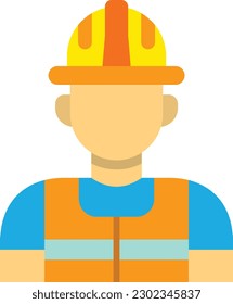 Worker vector icon. Can be used for printing, mobile and web applications.