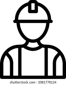 worker vector illustration isolated on a transparent background . colour vector icons for concept or web graphics.