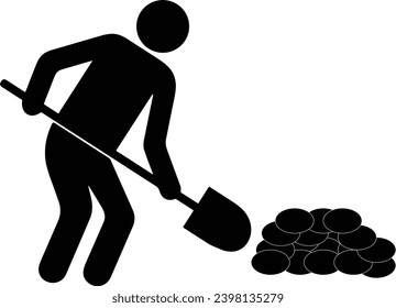 worker working icon | Workman sign | Labor working sign