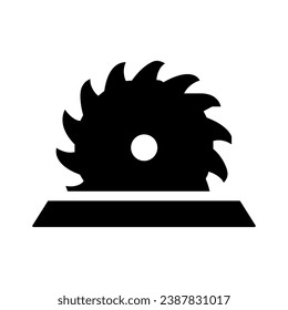 Workers Area Black Icon,Vector Illustration, Isolate On White Background Label. EPS10