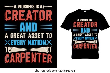 
A workers is a creator and a great asset to every nation carpenter