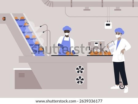Workers diligently prepares food processing oranges in a modern facility, focusing on quality control and efficient sorting for optimal freshness and flavor enhancement