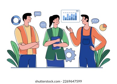 Workers Are Discussing Their Future Project