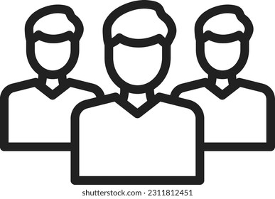 Workers icon vector image. Suitable for mobile application web application and print media.