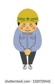 Worker's illustration.
Male clip art in work clothes.
Various poses of workers.