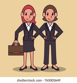 Workers and jobs cartoon