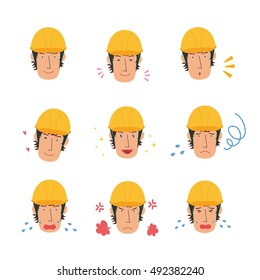 Workers look illustration