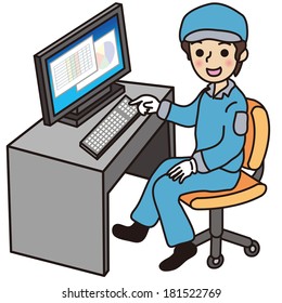 Workers to a personal computer