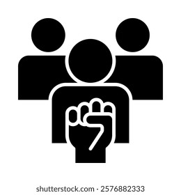 Workers' Rights Icon Element For Design