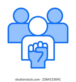 Workers' Rights Icon Element For Design