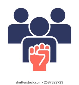 Workers' Rights Icon Element For Design