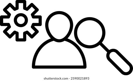 Workers Rights Vector Line Icon Design
