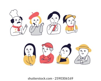 Workers smile with satisfaction after solving the problem