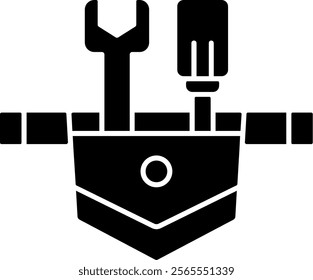 Workers Toolbelt Solid Style Icon